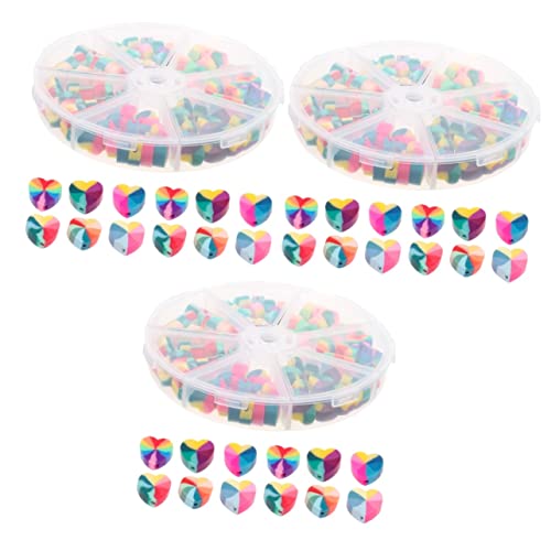 Gadpiparty 3 Boxen Regenbogen Liebesperlen Für Schmuck Herz Schlüssel Groß Schnell Diy-perlen Abstandsperlen Zum Basteln Polymer-ton Gadpiparty 3 Boxen Regenbogen Liebesperlen Für Schmuck Herz Schlüssel Groß Schnell Diy-perlen Abstandsperlen Zum Basteln Polymer-ton von Gadpiparty
