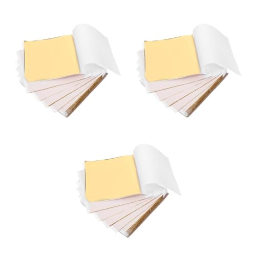 Gadpiparty 3 Sätze Goldfolie Metallblatt Dekorative Flocken Folienkarton Metallisches Seidenpapier Folie Origami-papier Goldflocke Eloxiertes Aluminium Golden 100 Stück * 3 Gadpiparty 3 Sätze Goldfolie Metallblatt Dekorative Flocken Folienkarton Metallisches Seidenpapier Folie Origami-papier Goldflocke Eloxiertes Aluminium Golden 100 Stück * 3 von Gadpiparty