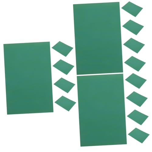 Gadpiparty 3 Sätze Kinderdruckgrafik Für Anfänger Schnitzmatte Innenmatte Kleine Grüne Maschine Lötmatte Cutting Mat Zuschneidematte Pvc-schneidmatten Pvc-schneideplatte Green 5 Stück * 3 von Gadpiparty