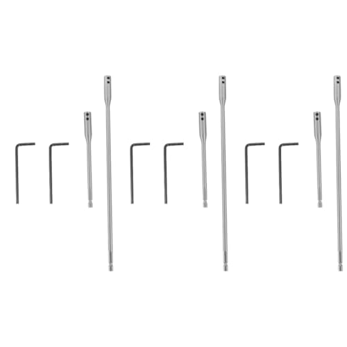 Gadpiparty 3 Sätze Pleuelstange Bohrer Handwerkzeug Elektrowerkzeuge Bohrerkoffer Mitaktionär Inhaber Punkt bohrer verlängerung Tischlerhandwerkzeug Verlängerungen für Holzspatenbohrer Metall von Gadpiparty