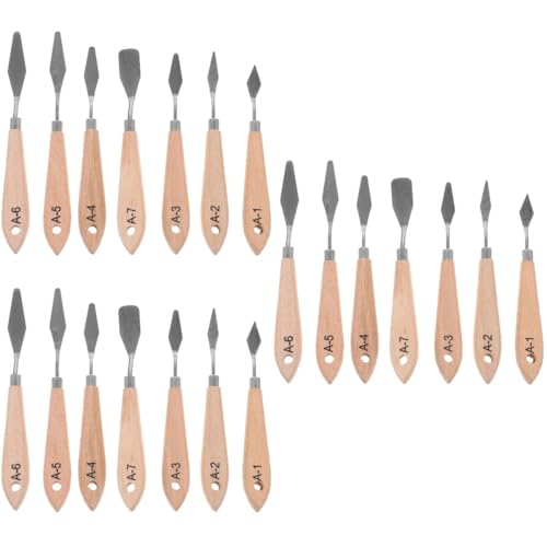 Gadpiparty 3 Sätze Teiliges Malspachtel Mit Holzgriff Malwerkzeug Malmesser Für Öl Und Acrylmalerei Werkzeug Für Künstler Lehrer Und Studenten 7 Stück * 3 Gadpiparty 3 Sätze Teiliges Malspachtel Mit Holzgriff Malwerkzeug Malmesser Für Öl Und Acrylmalerei Werkzeug Für Künstler Lehrer Und Studenten 7 Stück * 3 von Gadpiparty