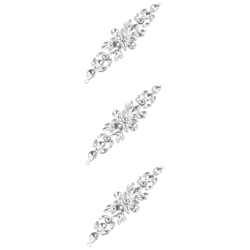 Gadpiparty 3 Stück Wassertropfen Braut- Hochzeitskleid Fleckendekor Für Schuhe Applikationen Aus Strass Verzierungen Für Kleidung Brautschmuck Strasssteine aufnähen Silber- Gadpiparty 3 Stück Wassertropfen Braut- Hochzeitskleid Fleckendekor Für Schuhe Applikationen Aus Strass Verzierungen Für Kleidung Brautschmuck Strasssteine aufnähen Silber- von Gadpiparty