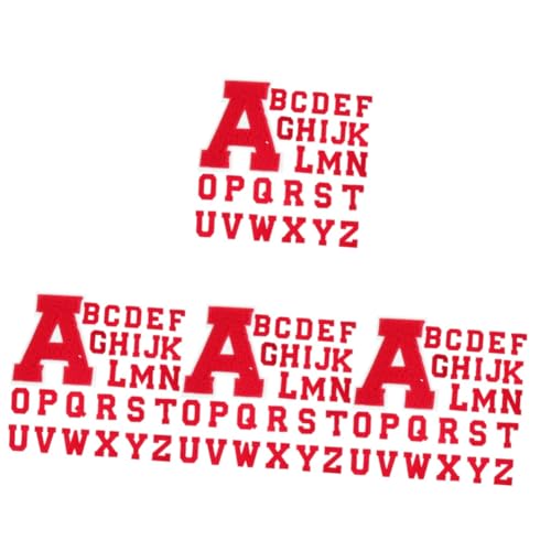 Gadpiparty 4 Sätze Brief Sticklogo Patch Stickerei Flicken Für Kleidung Gestickte Aufnäher Für Bekleidungsstücke Jacke Flicken Zum Aufbügeln Zarte Fellflecken Rot 26 Stück * 4 Gadpiparty 4 Sätze Brief Sticklogo Patch Stickerei Flicken Für Kleidung Gestickte Aufnäher Für Bekleidungsstücke Jacke Flicken Zum Aufbügeln Zarte Fellflecken Rot 26 Stück * 4 von Gadpiparty