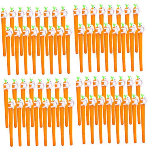 Gadpiparty 4 Sätze Karotte Gel Stift Büro Tinte Tinte Whiteboard-stifte Pastellstifte Notizblöcke Stifte Bleistift Stifte Für Die Schule Einziehbar Schulbedarf Orange Plastik 24 Stück * 4 von Gadpiparty