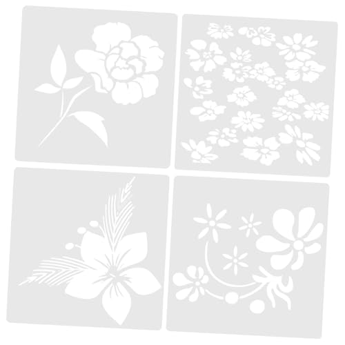 Gadpiparty 4 Stück Vorlage Botanische Schablonen Handwerk Schablone Malen Für Blumen- Blumenmalerei Schablone Malschablone Blumenschablone Zum Selbermachen Malvorlage Plastik Gadpiparty 4 Stück Vorlage Botanische Schablonen Handwerk Schablone Malen Für Blumen- Blumenmalerei Schablone Malschablone Blumenschablone Zum Selbermachen Malvorlage Plastik von Gadpiparty