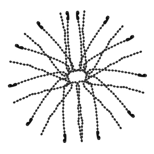 Gadpiparty 5 Sätze Farbenfrohe Kugelkette Robuste Dekorative Kettenanhänger Für Party Reisen Und Strand Schwarz 50 Stück * 5 Gadpiparty 5 Sätze Farbenfrohe Kugelkette Robuste Dekorative Kettenanhänger Für Party Reisen Und Strand Schwarz 50 Stück * 5 von Gadpiparty
