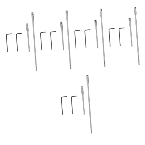 Gadpiparty 5 Sätze Pleuelstange Elektrowerkzeuge Akku-bohrmaschine Bohrerhalter Gefäßbits Bohrerverlängerung Spatenbohrer Rechtwinkliger Bohraufsatz Schlüssel Punkt Bohrerkoffer Metall von Gadpiparty
