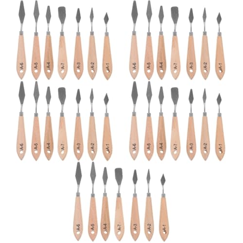 Gadpiparty 5 Sätze Teiliges Malwerkzeug Malmesser Für Künstler Professionelles Vielseitige Spachtel Für Pigmentmischung Und Farben Für Öl Und Acrylmalerei 7 Stück * 5 Gadpiparty 5 Sätze Teiliges Malwerkzeug Malmesser Für Künstler Professionelles Vielseitige Spachtel Für Pigmentmischung Und Farben Für Öl Und Acrylmalerei 7 Stück * 5 von Gadpiparty