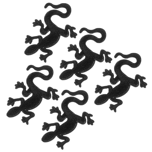 Gadpiparty 5 Stück Kleiderflicken Selber Machen Montiert Klein Klebriger Gecko Party Nähen Patch Reptil Flecken Kleidungsversorgung Mantelflicken Stoff Black Gadpiparty 5 Stück Kleiderflicken Selber Machen Montiert Klein Klebriger Gecko Party Nähen Patch Reptil Flecken Kleidungsversorgung Mantelflicken Stoff Black von Gadpiparty
