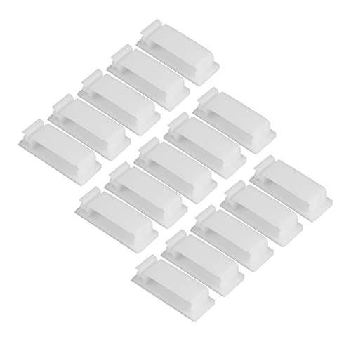 Gadpiparty 50 Stück Verschluss Drahtschnalle selbstklebende Kabelclips Verdrahtungsclip Management-Klemme selbstklebender Drahtclip Kabelklemme Kabelschnalle Plastik Weiß Gadpiparty 50 Stück Verschluss Drahtschnalle selbstklebende Kabelclips Verdrahtungsclip Management-Klemme selbstklebender Drahtclip Kabelklemme Kabelschnalle Plastik Weiß von Gadpiparty