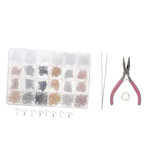 Gadpiparty DIY Ohrring Set Earring Making Kit mit Ohrhaken Sprüngen Stiften und Schmuckzubehör für Kreative Schmuckherstellung für Bastelprojekte und Persönliche Gadpiparty DIY Ohrring Set Earring Making Kit mit Ohrhaken Sprüngen Stiften und Schmuckzubehör für Kreative Schmuckherstellung für Bastelprojekte und Persönliche von Gadpiparty