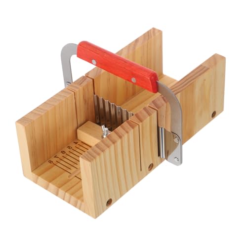 Gadpiparty Professioneller Holz Seifenschneider mit Dualen Schneideschlitzen Ergonomischem Griff und Glattem Wellenschnitt für Präzise Seifenstücke für DIY Seifenherstellung und Brotformen Gadpiparty Professioneller Holz Seifenschneider mit Dualen Schneideschlitzen Ergonomischem Griff und Glattem Wellenschnitt für Präzise Seifenstücke für DIY Seifenherstellung und Brotformen von Gadpiparty