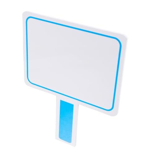 Gadpiparty Whiteboard Halten Trockener Löschbrett Trockener Löschungspaddel Verkleidung Zwischenablage Ausstellung Signale Klemmbretter Trocken Abwischbare Karten Lapboards Aufkleber Blue Pvc von Gadpiparty