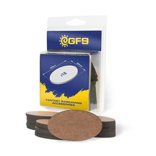 Oval MDF Bases 60mm x 35mm (18) von Gale Force Nine