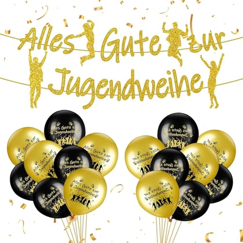 Galerie SV Graduation Decoration Set, 30 Balloons Gold Black Graduation Decoration Bachelor Decoration Balloons Graduation Decoration Graduation Banners for Graduation, Bachelor Graduations Galerie SV Graduation Decoration Set, 30 Balloons Gold Black Graduation Decoration Bachelor Decoration Balloons Graduation Decoration Graduation Banners for Graduation, Bachelor Graduations von Galerie SV