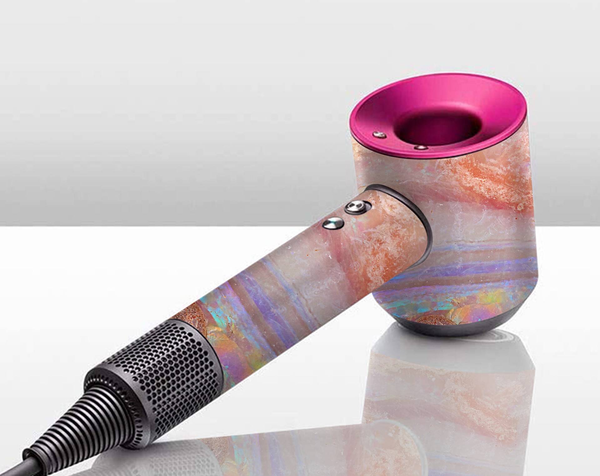 Dyson Edelsteine Regenbogen Holographic Shell Vinyl Haut Haartrockner Abstrakt Marmor Aufkleber Bunt Schutzhaut von GamersClub