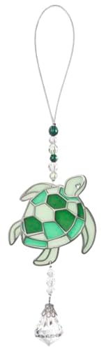 Ganz Schildkröten-Sonnen-Schmucksteine, hängende Ornamente, 14 cm Länge, Urlaubsdekoration von Ganz