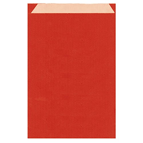 Garcia de Pou 250 Einheit flach Staubbeutel im Karton, Kraft, rot, 19 x 35 x 30 cm von García de Pou