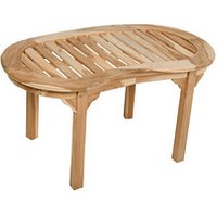 Garden Pleasure Gartentisch Ambon braun oval 45,0 x 90,0 x 50,0 cm von Garden Pleasure