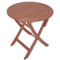 Garden Pleasure Gartentisch Stockholm braun rund 70,0 x 70,0 x 73,0 cm von Garden Pleasure