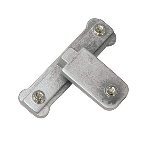 GARDINIA Kreuz-Adapter für Universal Träger, Für Gardinenstangen mit Innenlauf I Ø 16, Ø 20 und Ø 25 mm und Innenlauf II Ø 20 mm, Aluminium von Gardinia