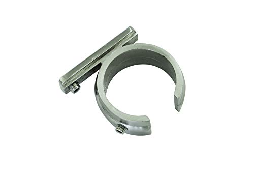 Gardinia Ring-Adapter für Universal Träger für Ø 16 mm edelstahl-optik, 2er Pack, Metall, 2 von Gardinia