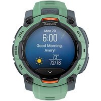 GARMIN Instinct 3 AMOLED 45 mm Smartwatch grün, schwarz von Garmin