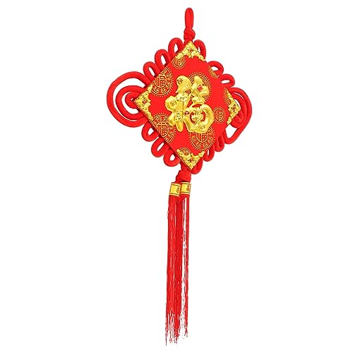 Anhänger Mit Chinesischem Knoten Feng-Shui-Knoten China-Flagge Neujahrskleidung Quaste Drache des Neuen Jahres Festival Jahr Kleidung Neujahr Hintergrund Ornamente Rot Abs Garneck von Garneck