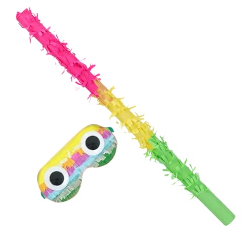 Garneck 1 Set Pinata Party Pinata Brille Papier Kunststoff Pinata Spiel Für Geburtstagsparty Pinata Stick Und von Garneck