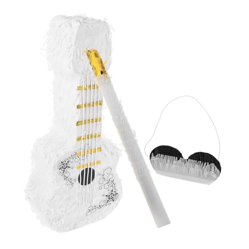 Garneck 1 Set Violine Piñata Ornamente Für Dekoration Foto Ornamente Mexikanische Gitarre Ornament Prinzessin Violine Pinata Mädchen Party Pinata Gitarre Pinata Weißes Papier von Garneck