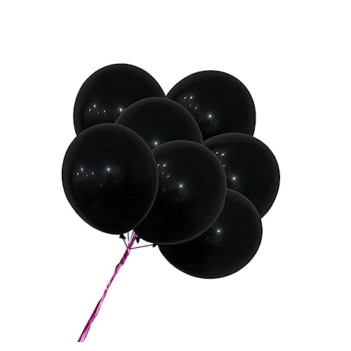 Garneck 10 Stück 36 Latexballon Zum Geburtstag Gummiballon Perlenballon Hochzeit Latexballon Party-latexballon Black von Garneck