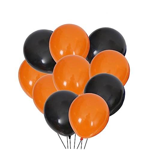 Garneck 100St Halloween-Party-Luftballons Luftballons für Halloween Halloween-Ballondekoration Halloween+Dekorationen Halloween-Partyballons halloween luftballons halloween ballons von Garneck