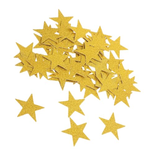 Garneck Metallic Star Cutout Papier 100 Stück Gold Konfetti Für Tischdekoration Für Geburtstagshochzeitsfeiern von Garneck