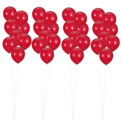 Garneck 100st Hochzeitsdeko Ballon Luftballons Latexballons Rot von Garneck