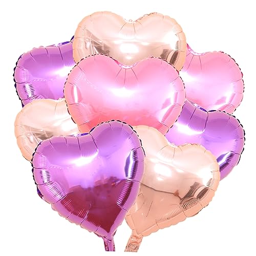 Garneck 10St klare Ballons mit Konfetti hochzeitsdeko hochzeits dekoration ballongas verlobung dekoration rose gold ballons Heiratsantragsballons einfarbige Luftballons Partyballons von Garneck