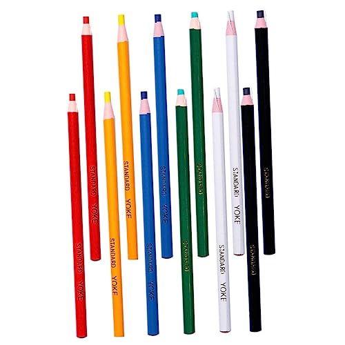 Garneck 12 Stück Buntstifte ziehen Wachsmarkerstifte Kreidemarker Wachsstifte für Strasssteine buntstifte pastellfarben drawing pencils Buntstifte mit Tragbarer Wachsstift Papier von Garneck