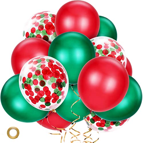 Garneck 12 Stück Weihnachtliche Deko Luftballons Verschiedenen Farben Exquisite Latex Luftballons Für Festliche Anlässe Ideales Partyzubehör Für Weihnachten Und Feiern von Garneck