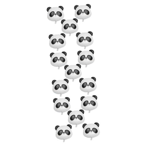 Garneck 15 Stück Panda Ballon Dekorativer Party Ballon Cartoon Panda Aufblasbare Luftballons Tierförmige Luftballons Dschungel Party Dekor Exquisite Ballon Dekore Ballon von Garneck