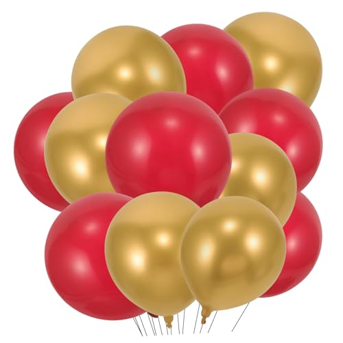 Garneck 150 Stück Elegante Latexballons Rot Und Hochzeitsballons Valentinstags Dekoration Und Stilvolles Partyzubehör Für Heimfeste Und Feiern von Garneck