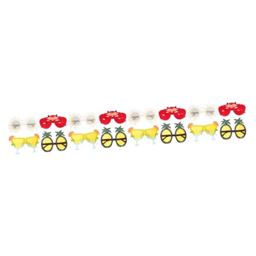 Garneck 16 Stk Partybrille faschingsbrille karnevalsbrille witzige sonnenbrille party glasses Sonnebrille für Strandparty Partyartikel für Kinder Party-Sonnenbrille für Erwachsene Abs von Garneck