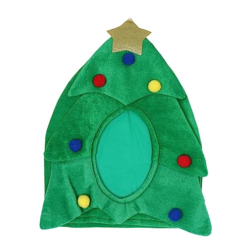 Garneck 1Stk dekorativer Hut Halloween-Körbe Kopfbedeckung für Weihnachtskostüme Nikolausmütze fasching kopfbedeckung fastnacht kopfbedeckung Karneval Partyhut Weihnachtsmütze Stoff Green von Garneck