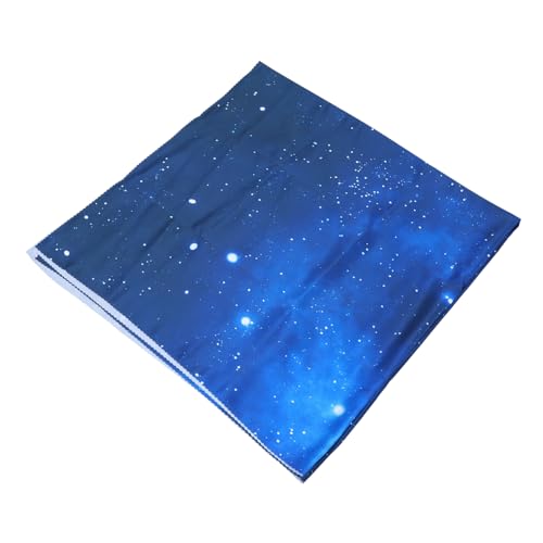 Garneck 2 STK Sterne wasserdichte Tischdecke Leinen Tischdecken Für Rechteckige Tische Himmel Tischdecke Rund Weiße Verdunkelungsvorhänge Tischtuch Bettdecke Vinyl Lamelle Polyester von Garneck