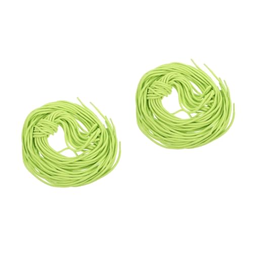 Garneck 2 Sätze Perlenfaden Schnürsenkel Zum Perlensticken Handwerkliches Bespannen Perlenfaden Für Kinder Perlenschnur Faden Zum Perlensticken Light Green Polyester 10 Stück * 2 von Garneck