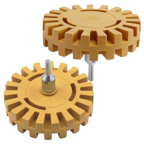Garneck 2Stücke Radierrad für Klebstoffentfernung und Farbentfernung Effektive Lösung für Auto und Hausreparaturen Kompatibel mit Pneumatischen Werkzeugen Garneck 2Stücke Radierrad für Klebstoffentfernung und Farbentfernung Effektive Lösung für Auto und Hausreparaturen Kompatibel mit Pneumatischen Werkzeugen von Garneck