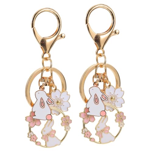 Garneck 2er Set Kaninchen Schlüsselanhänger üße Handtaschen Anhänger Für Damen Kawaii Hasen Charms Für Taschen Und Schlüssel Perfekt Als Für ädchen von Garneck