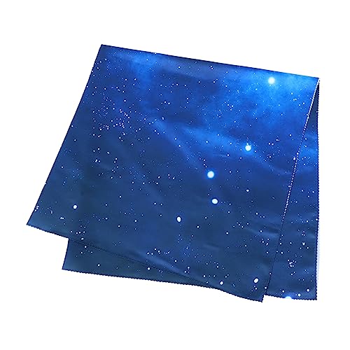 Garneck 3 STK Sterne wasserdichte Tischdecke Tischdecken für rechteckige Tische Vinyl Leinen pädiprotect tischwäsche Himmel Bedruckte Tischdecke Wasserdichter Tischläufer Polyester von Garneck