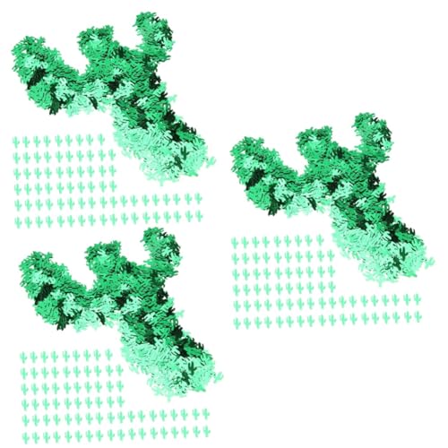 Garneck 3 Stück 5 Kaktus Konfetti Tischkonfetti Dekor Pailletten Konfetti Streusel Party Konfetti Glitzer Karneval Dekor Konfetti Pailletten Tischkonfetti Geburtstag Hochzeit von Garneck