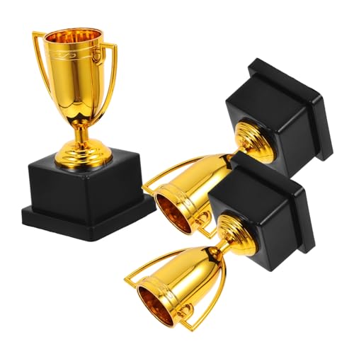 Garneck 3 Stück Trophäen Wettbewerbstrophäen Mini Award Cups Feier Auszeichnungen Sport Trophäen Belohnungstrophäen Für Kinder Halloween Partyzubehör Für Erwachsene Wiederverwendbar von Garneck