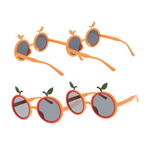 Garneck 4 Stück Orange Sonnenbrille – Lustige Spritz Kostüm Accessoires Für Die Luau-Party - Ideal Für Sommerdeko Und Fröhliche Strandfeiern Perfekt Als Für Und von Garneck