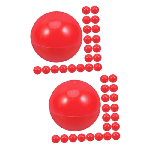 Garneck 50 Stück Lotteriekugel interaktives Spiel Mini-Bingo-Kugeln Verlosung von Bingo-Kugeln öffenbare Kugeln Kugel Kugeln Spielzeug Kaugummis Partygeschenk Keine Füllspielbälle PVC von Garneck